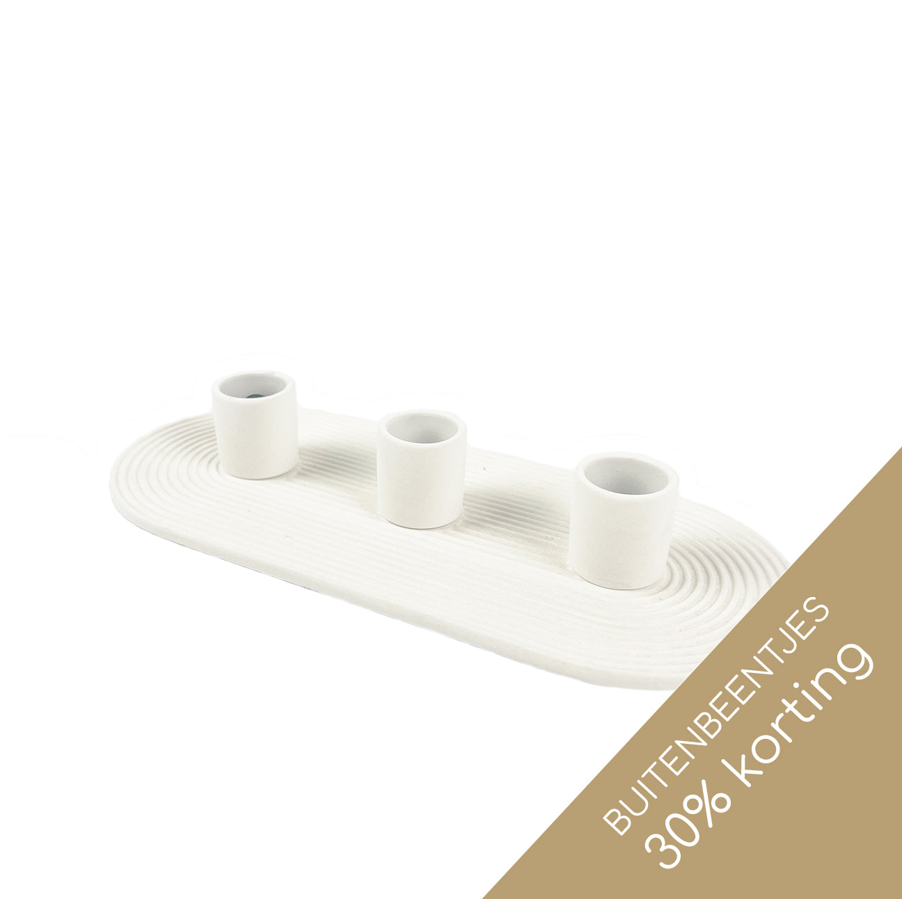 MAJOR MAJOR Flamt Candlestick White Triple