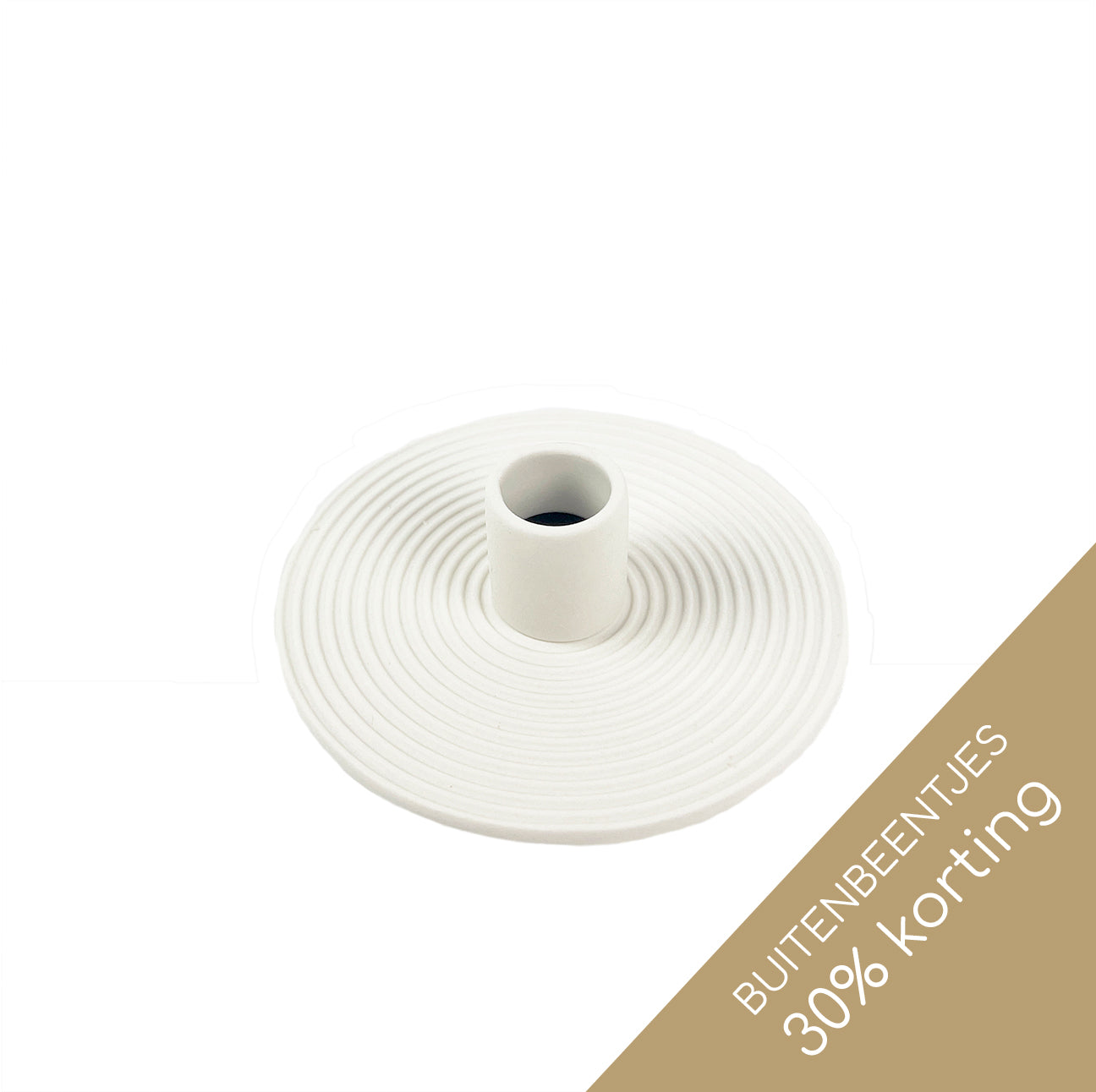 BUITENBEENTJES Flamt Kandelaar White Single