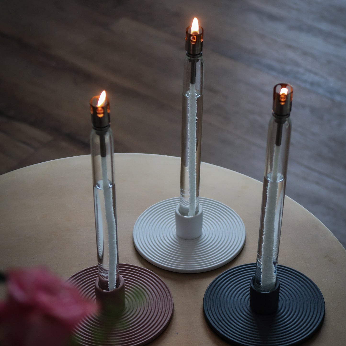 Combi Deal: Flamt Kaars 3.1 + Kandelaar White Single