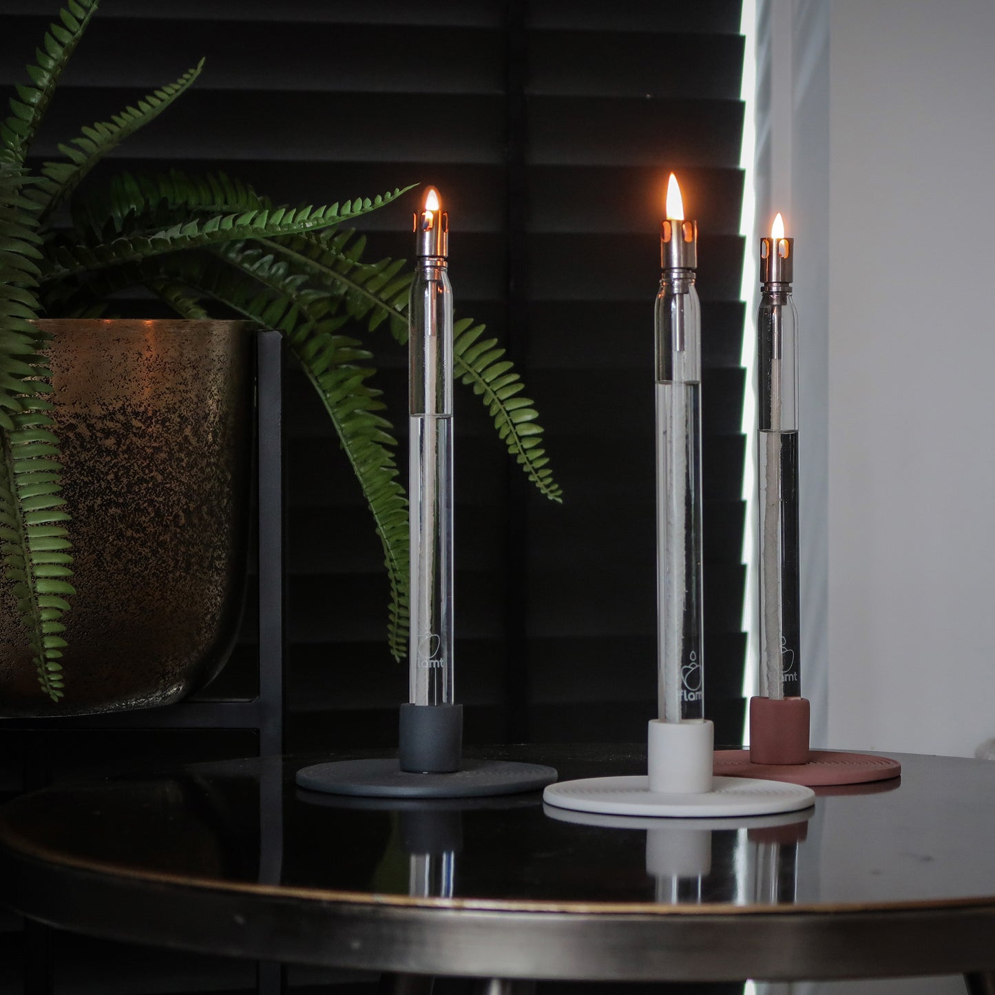 Flamt Candlestick White Single