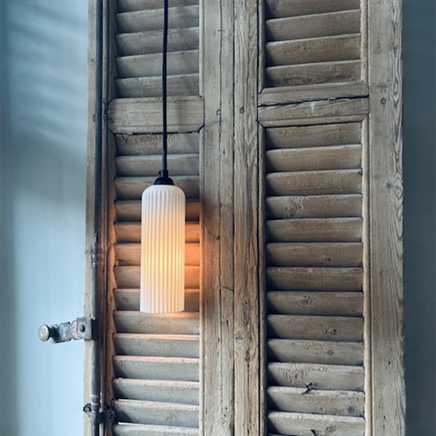 Hanglamp - Tube - Wit/Zwart