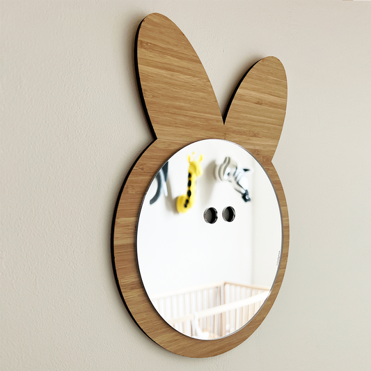 Flamt ZieT Kinder spiegel bamboe konijn