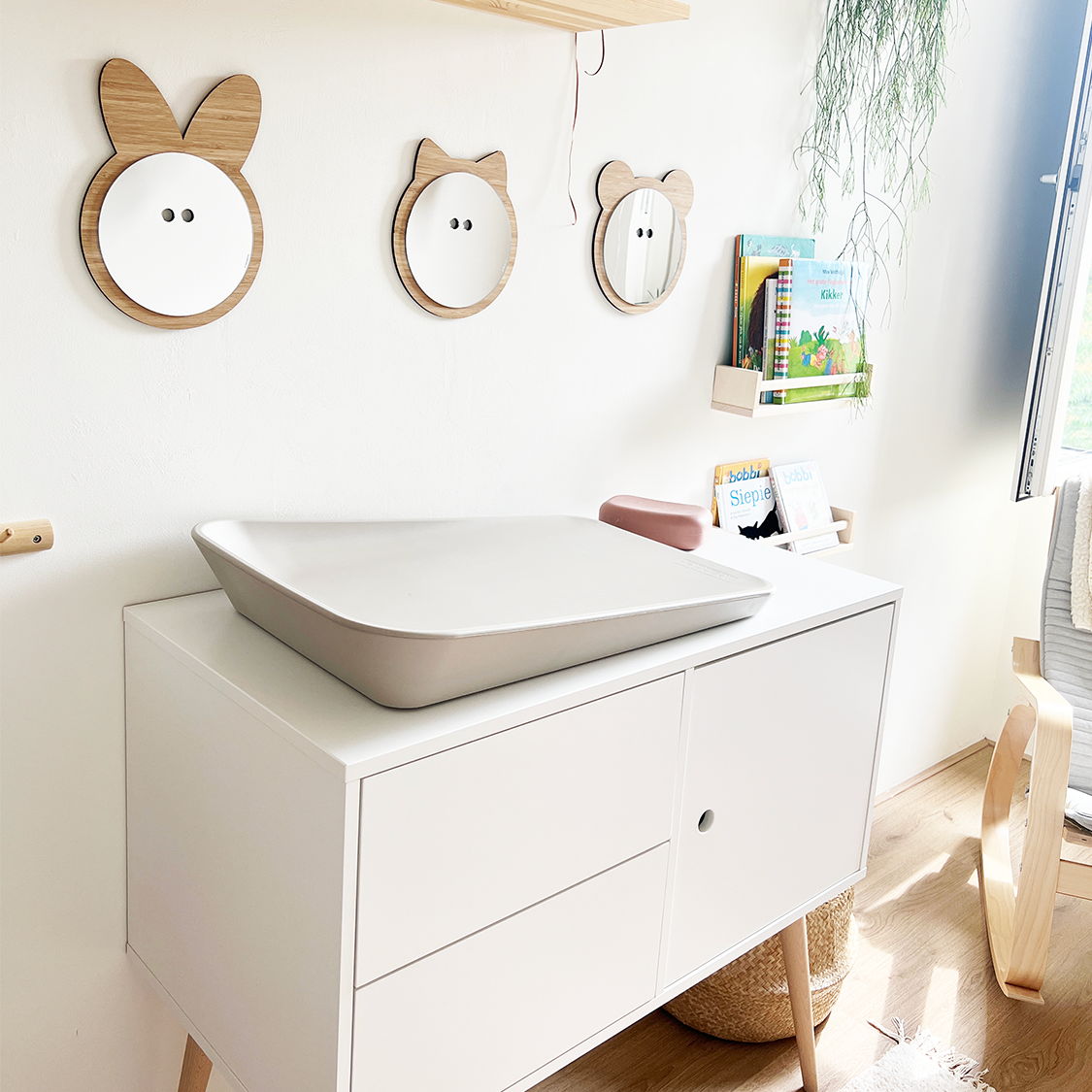 Flamt ZieT Children's mirror bamboo Bear