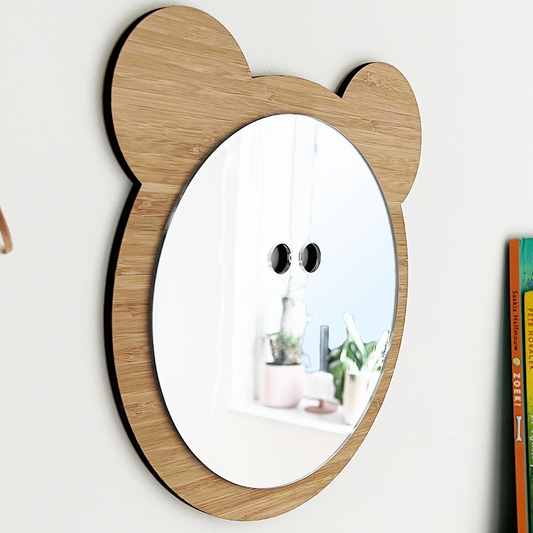 Flamt ZieT Kinder spiegel bamboe Beer