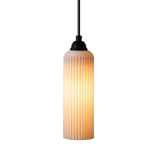 Hanglamp - Tube - Wit/Zwart