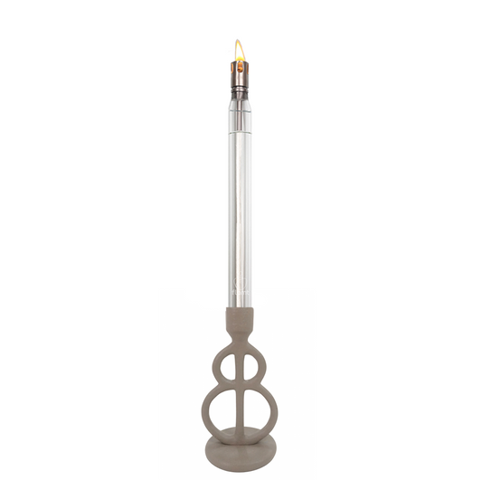 Combi Deal: Flamt Candle 3.1 + Gaia Taupe Candlestick