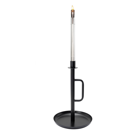 Combi Deal: Flamt Kaars 3.1 + Kandelaar Saki Zwart