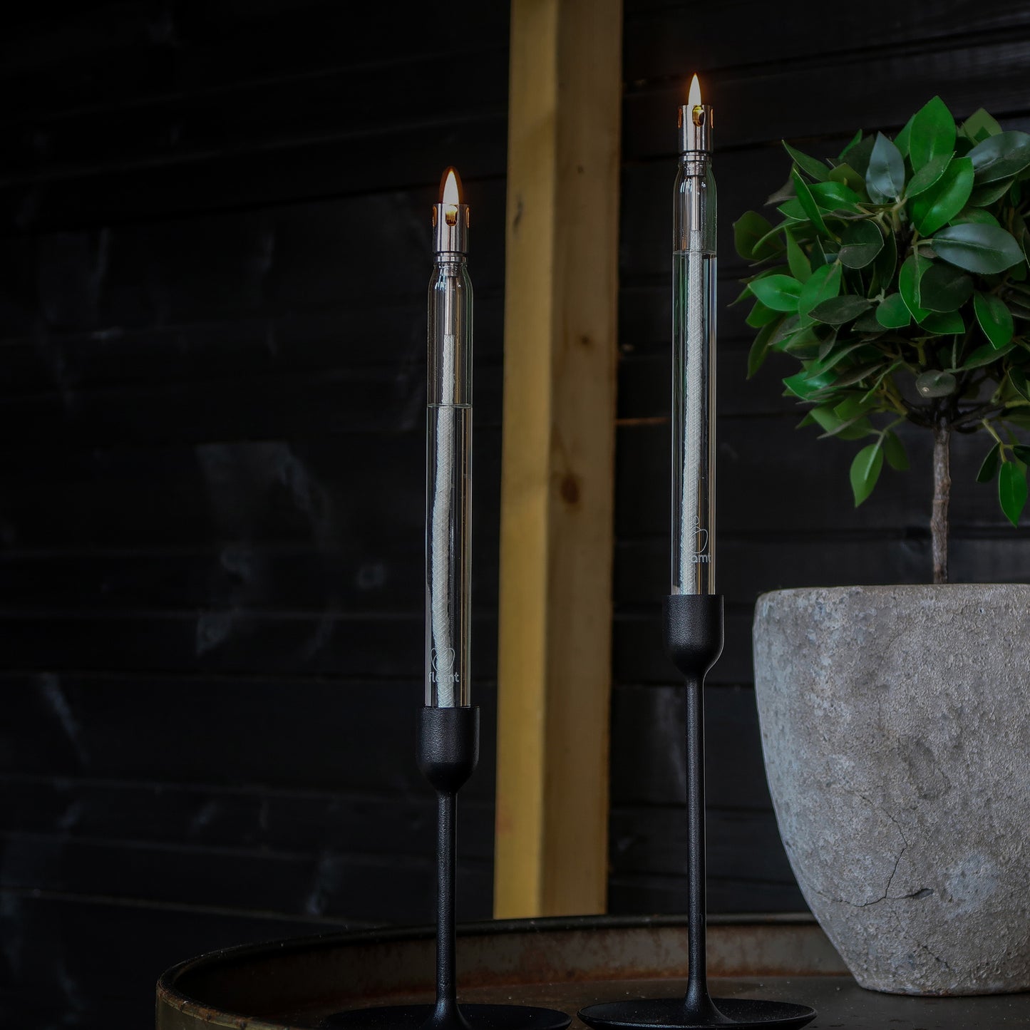 Combi Deal: Flamt Candle 3.1 Triple + Black Candles