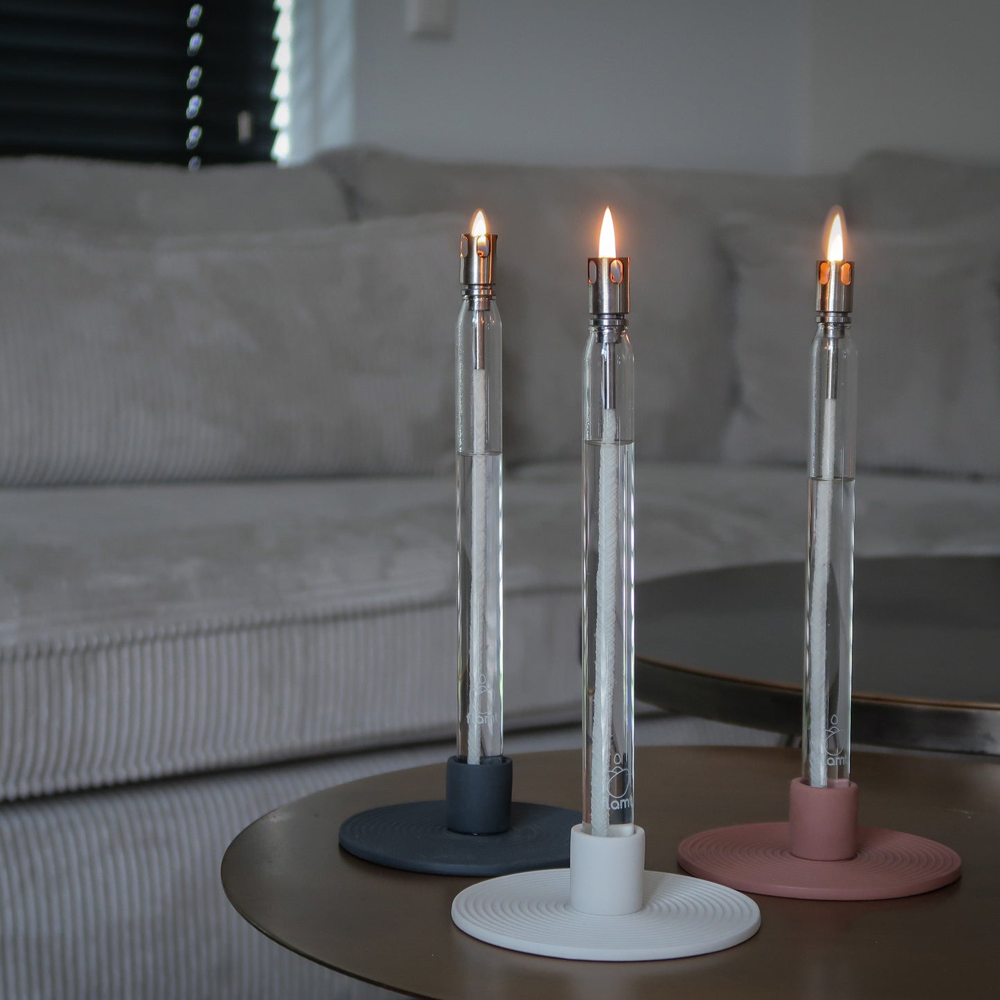 Flamt Candlestick White Single
