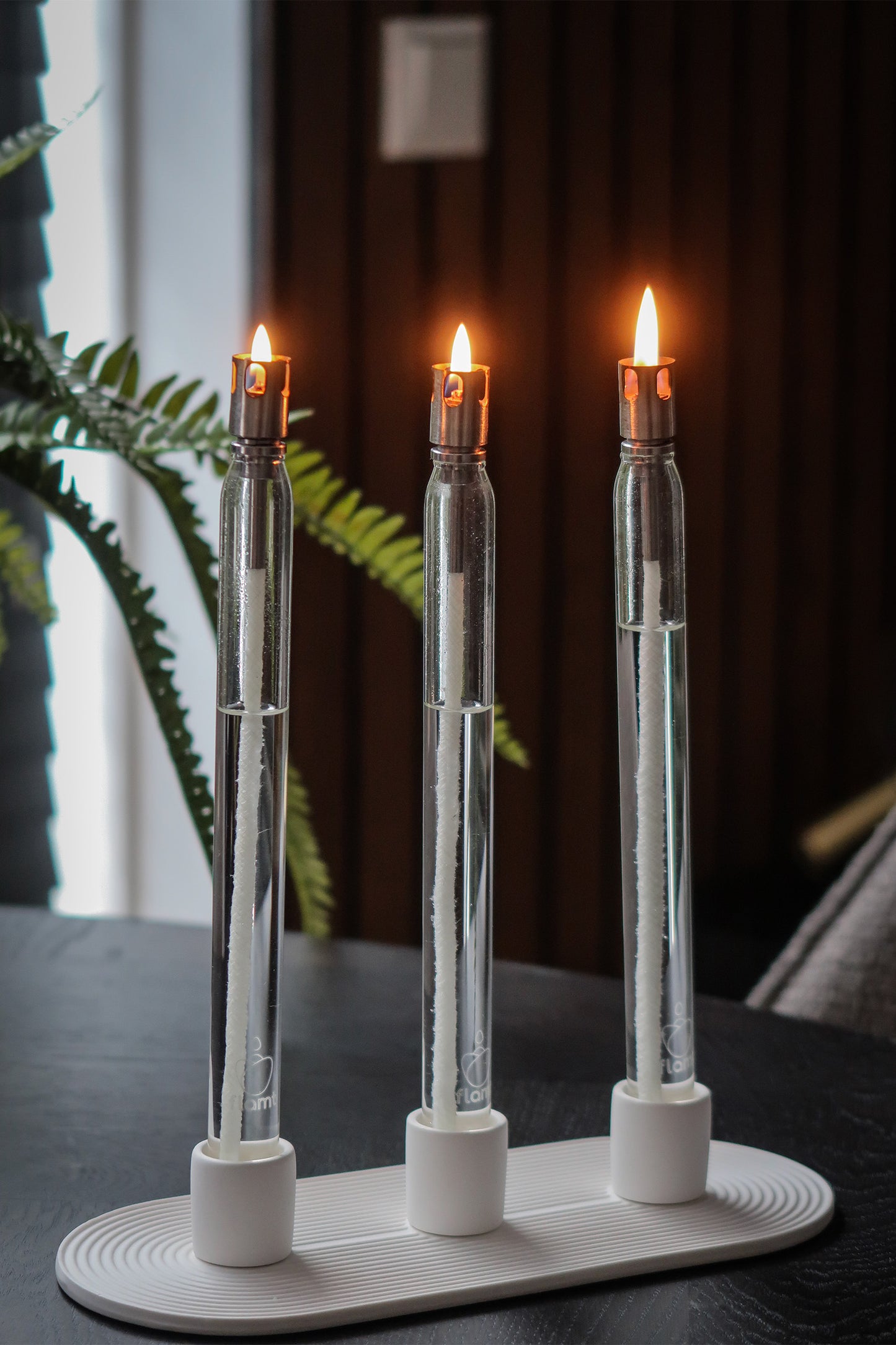 Combi Deal: Flamt Candle Triple 3.1 + Candlestick Blush Triple