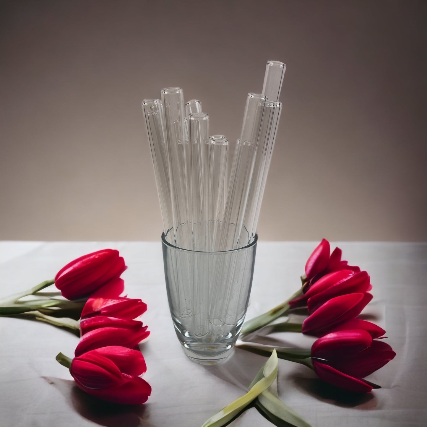 Flamt SlurpT – Extra thick glass straws 15 pieces (⌀ 15mm)