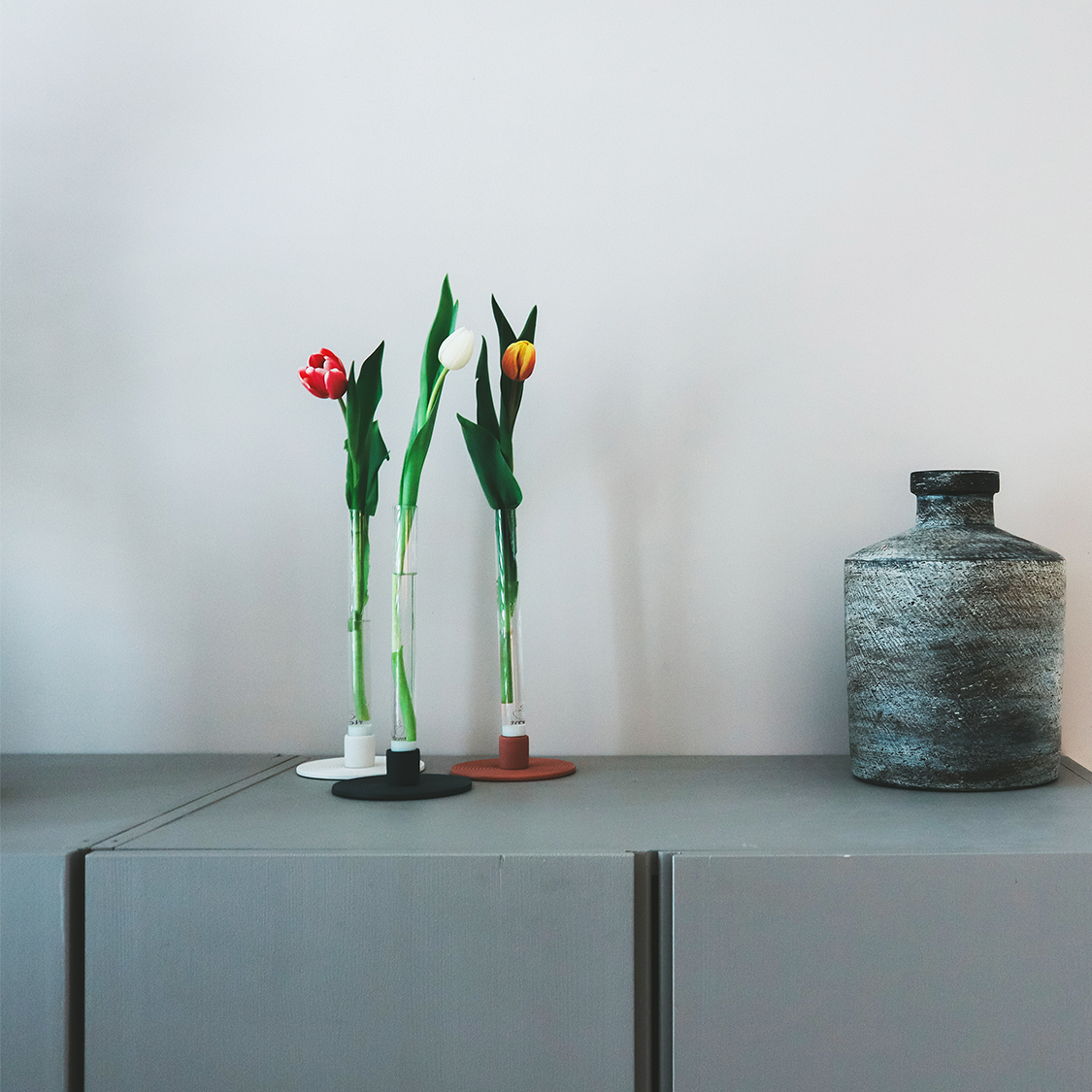 Flamt Candlestick White Single